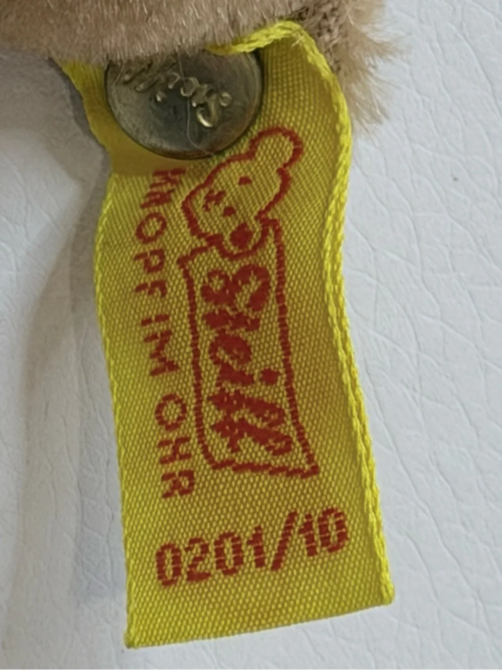 Vintage Steiff Miniature Teddy Bear 0201/10 Mohair Jointed Tags W. Germany 3.5